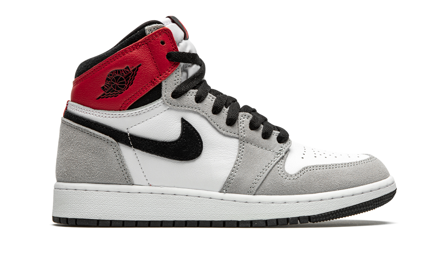 Air Jordan 1 Retro High OG GS "Light Smoke Grey" 575441 126