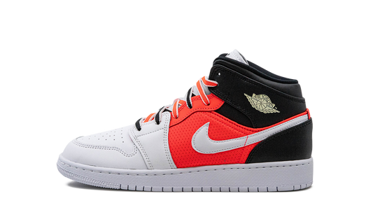 Air Jordan 1 Mid SE GS "White Infrared" FB4417 016
