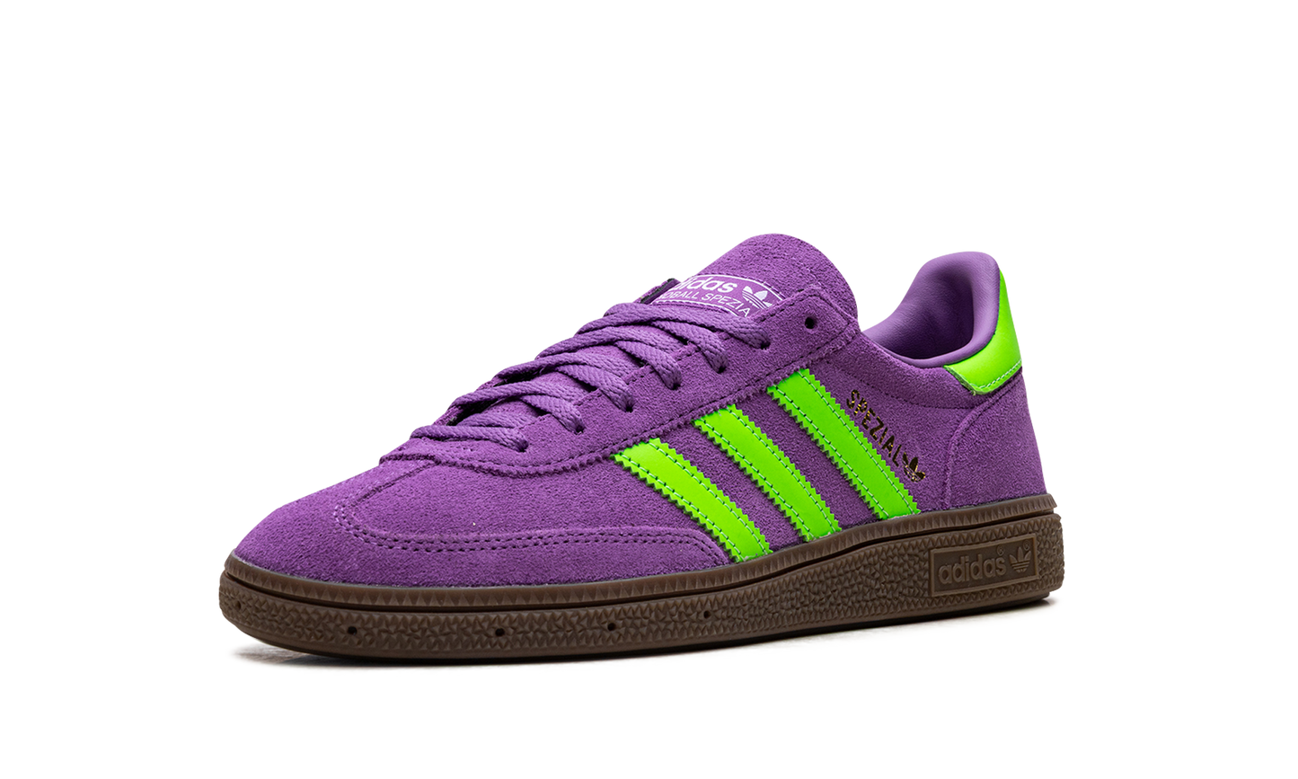 Handball Spezial Elastic WMNS "Active Purple Solar Green" JS0251