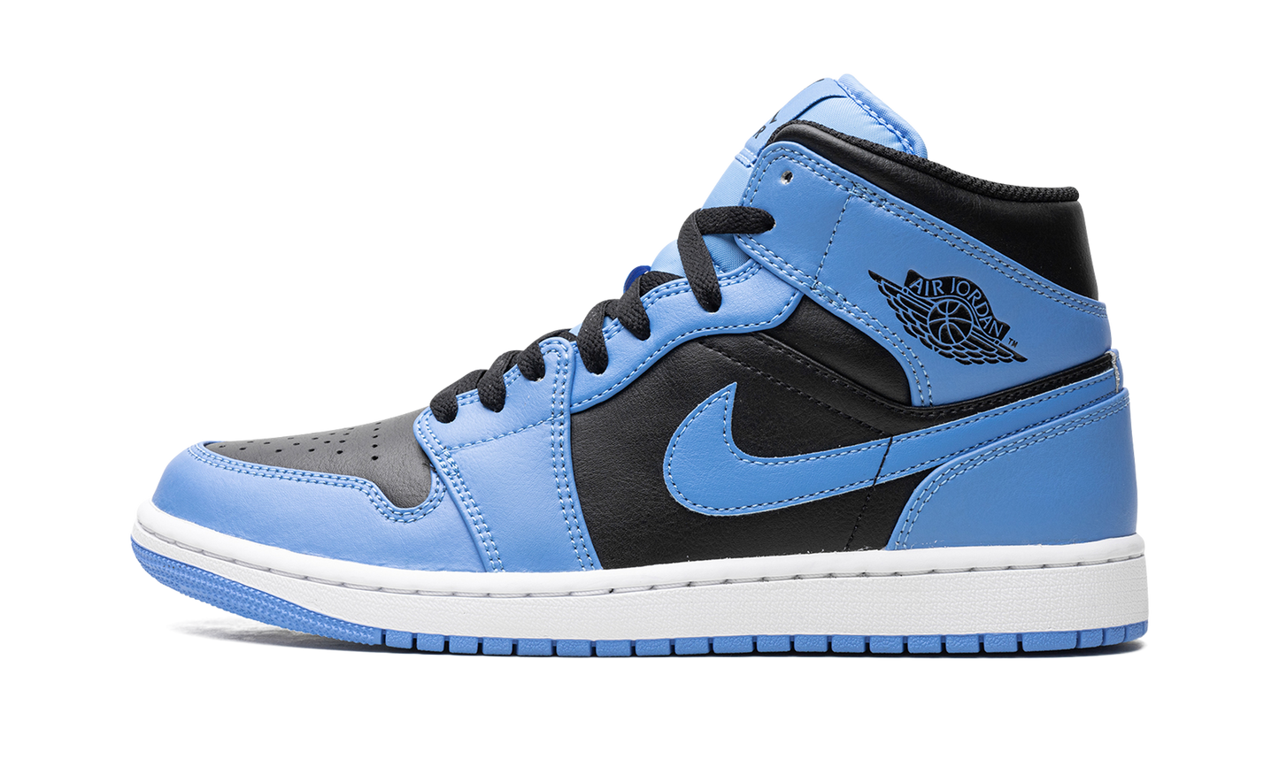 Air Jordan 1 Mid "University Blue Black" DQ8426 401