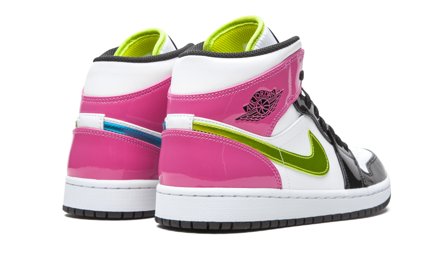 Air Jordan 1 Mid SE "Cyber / Active Fuchsia" CZ9834 100