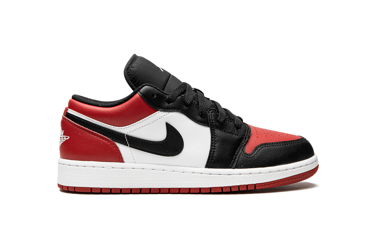 Air Jordan 1 Low GS "Bred Toe" 553560 612