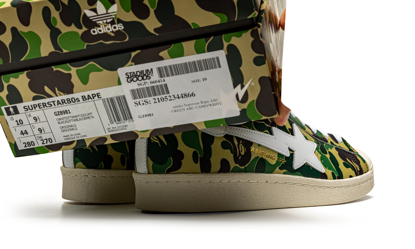 Superstar "BAPE - Green Camo" GZ8981