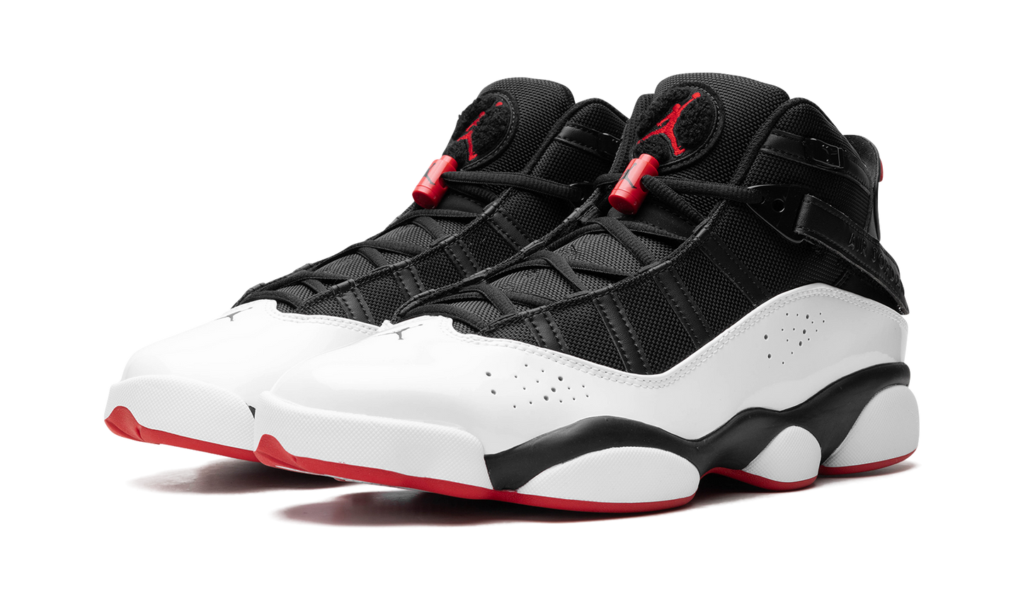 Air Jordan 6 Rings "Wht/Blk/Red" 322992 067
