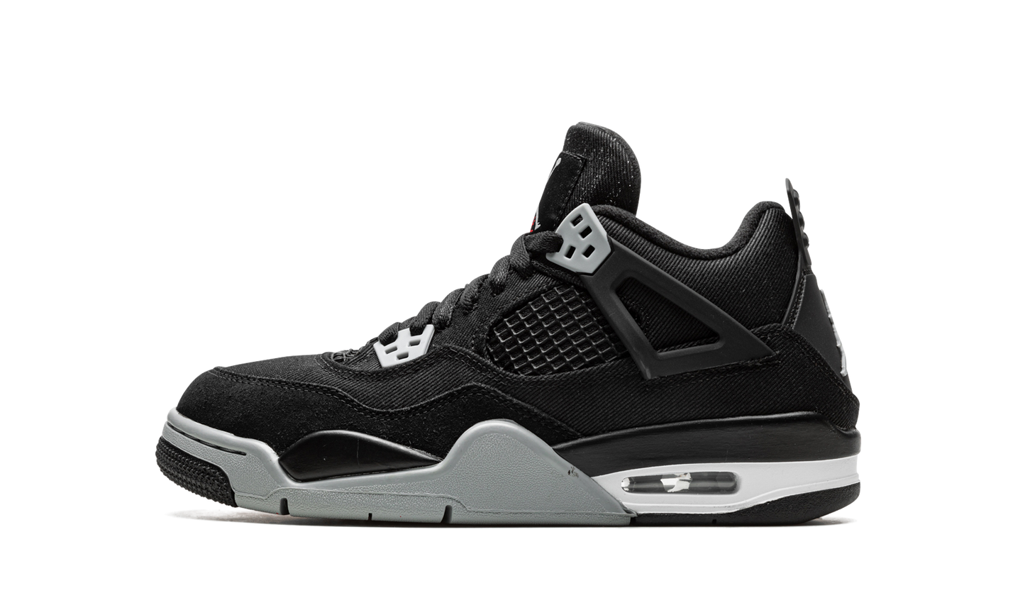 Air Jordan 4 GS "Black Canvas" DV0553 006