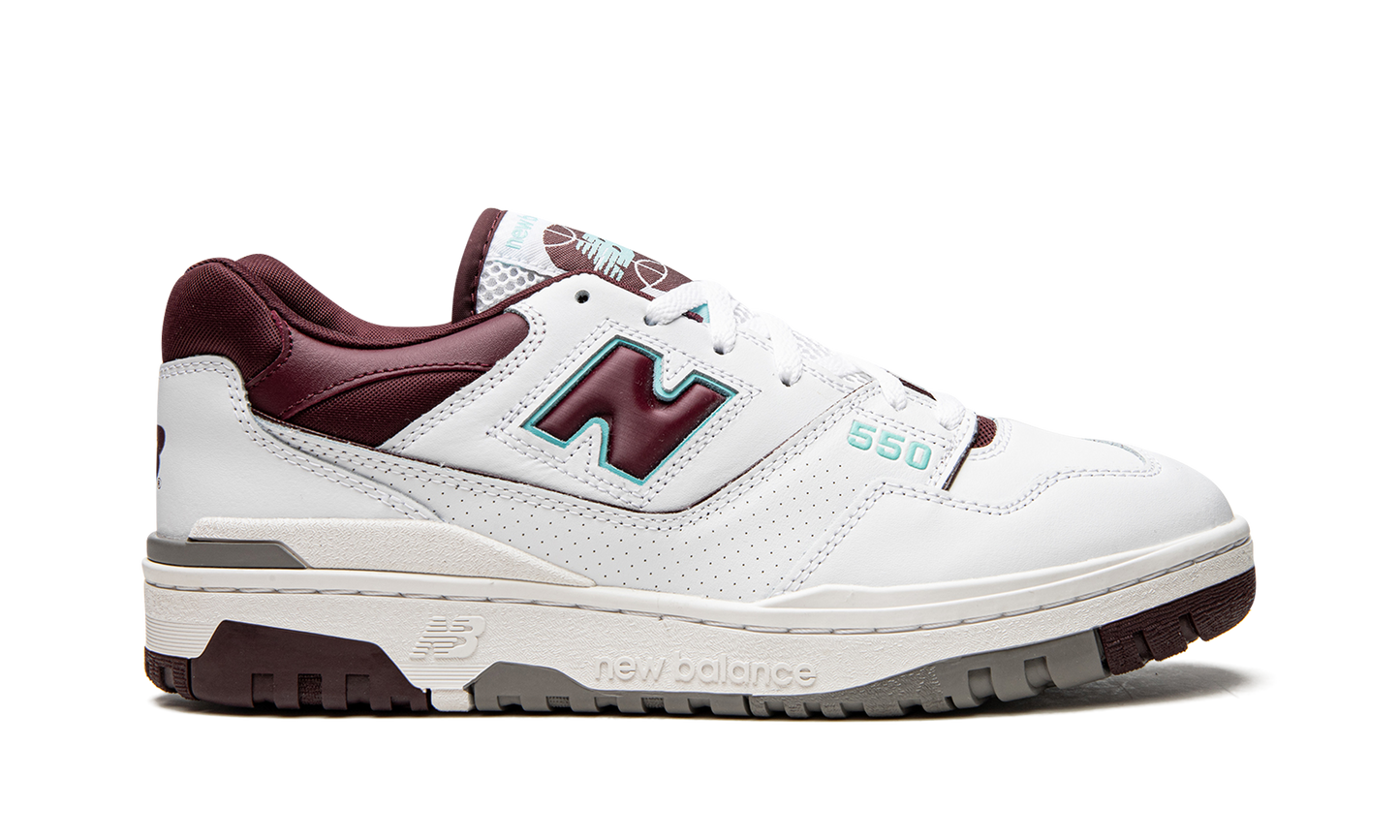 550 "Burgundy / Cyan" BB550WBG