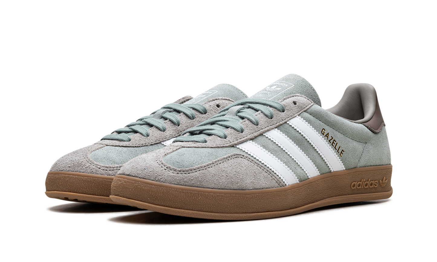 Gazelle Indoor "Silver Pebble Silver Green" JI3526